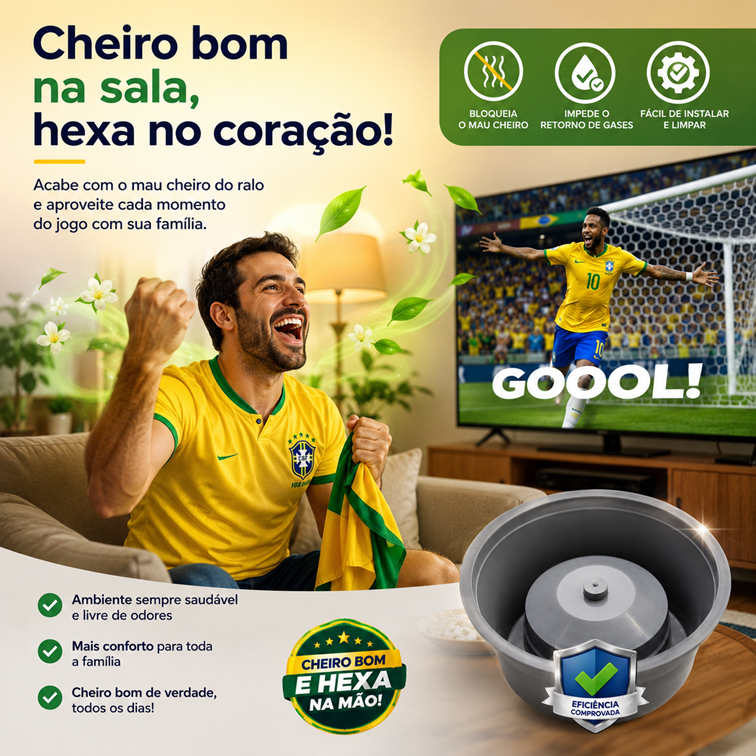 ✅ Kit de Adaptadores Anti Odor para Ralo 10cm e 15cm | Elimina Mau Cheiro | Fácil Instalação