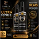 Kit 2x Tônico D’lust Ultra Minoxi 120ml Original - Kit Crescimento Capilar e Barba Homem e Mulher