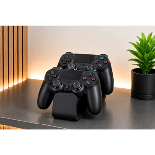Suporte Controle PS4 Duplo Base Organizador para 2 Controles
