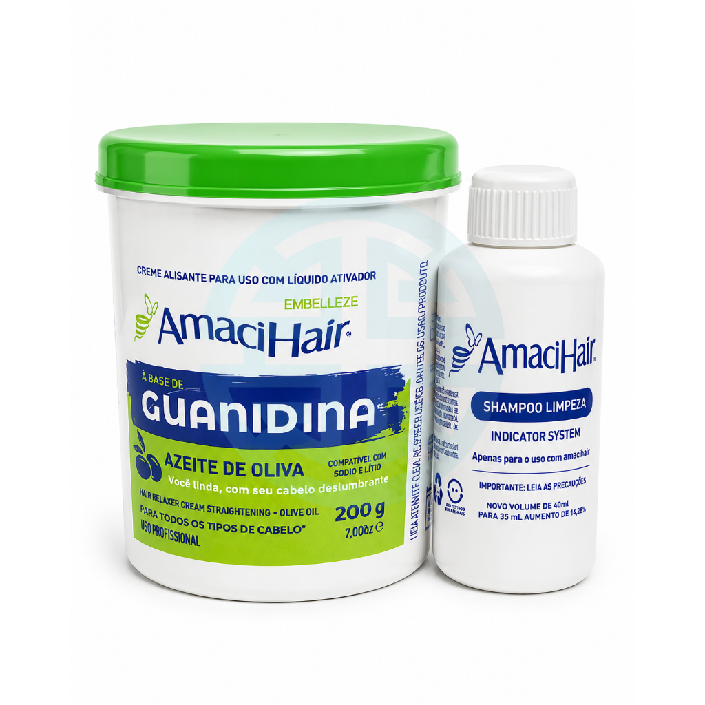 Creme Relaxante AmaciHair Azeite de Oliva 200g | Shopee Brasil
