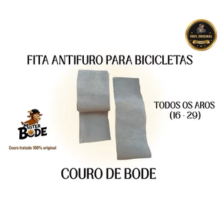 Fita Anti-Furo Mister Bode: Proteção de Couro Legítimo para Bicicletas de Aro 16 a 29