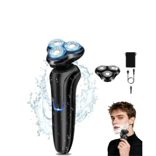 Barbeador Laminas Resistentes Elétrico Profissional Recarregável DL-9277