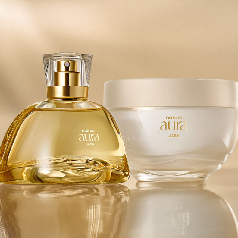 Kit Aura Alba - Perfume Feminino - Hidratante Corporal | Shopee Brasil