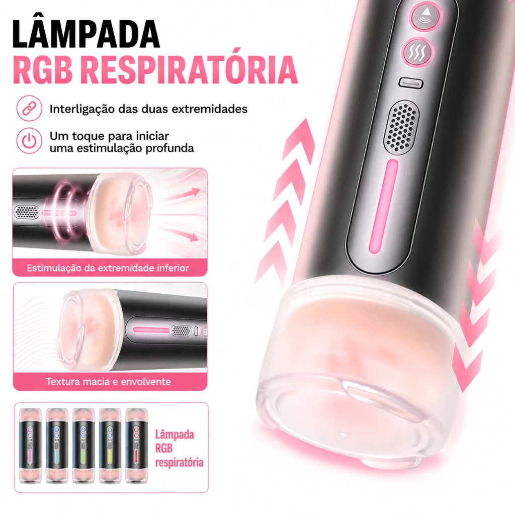 Masturbador masculino automático 2 en 1 con doble canal (boca y vagina) realista, equipado con funciones de gemidos integrados y vibración para una experiencia multisensorial inigualable.