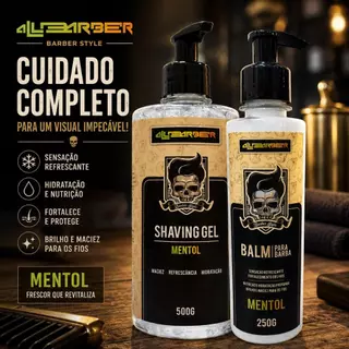 Kit Barba Balm e Shaving Gel