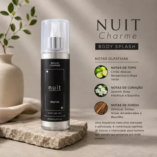 4 Body Splash Árabe Asad, Bourbon, Nuit e Oud 200ml Bello Charme