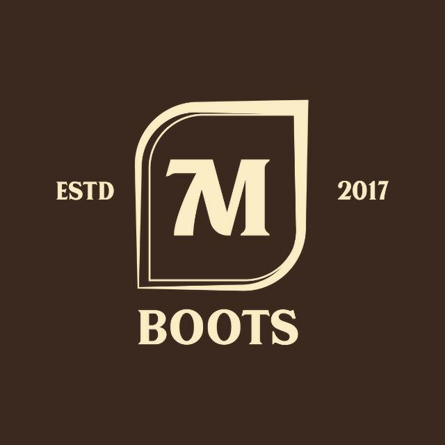 Bota Texana Boi Branco - 7M Boots Couro Crazy Horse Café | Shopee