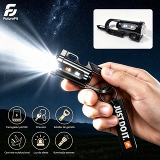Lanterna mini portátil externa super brilhante