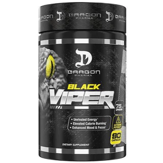 Black Viper Termogênico Potência Extrema 75mg 90 Cápsulas - Dragon Pharma