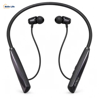 Headset Bluetooth Neckband Aitek AHS B1002 Esportivo 5.4 Bateria Até 25H Tipo-C com Microfone Preto