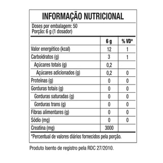 Creatina Monohidratada Black Skull Turbo 300g — foto 4 — Achou Levou Brasil
