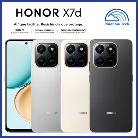 Smartphone Honor X7d 4G Dual Sim 6.77 8GB 256GB NFC 6500 mAh CAM 108MP 120Hz