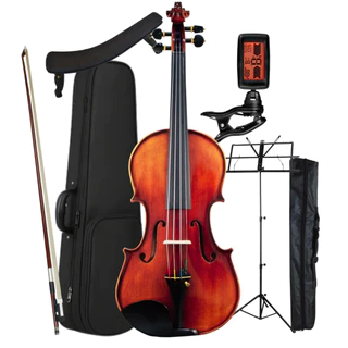 Kit Violino 4/4 Bravo Vs44 Estudante Iniciante Estojo Estante Afinador em Oferta na Shopee