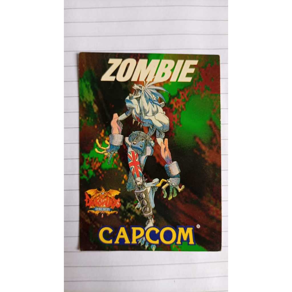 Card do Personagem Zombie (Lord Raptor) – Darkstalkers / Capcom ...