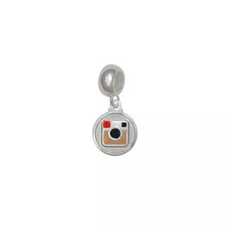 Berloque de Prata 925 Instagram em Oferta na Shopee