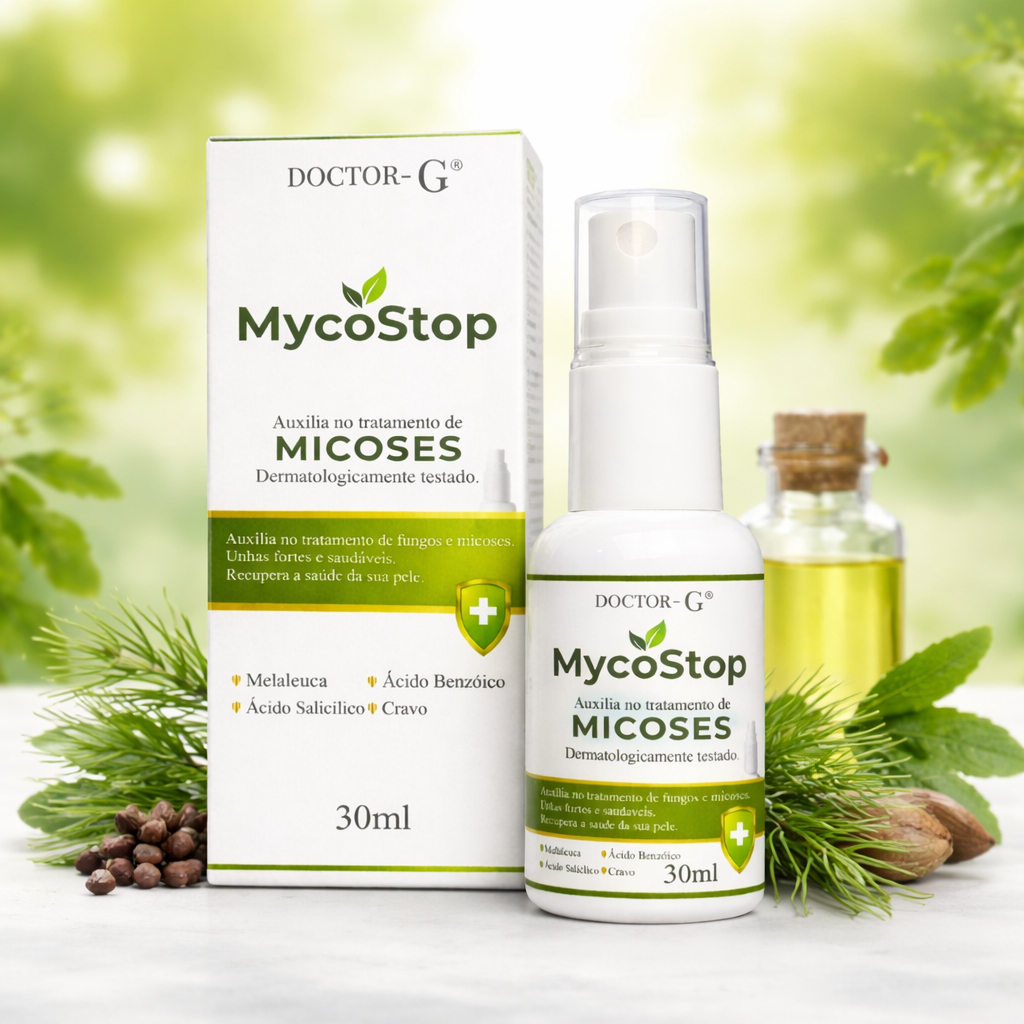 Mycostop Spray para Micose de Unha, Antimicótico 30ml spray Doctor-G ...