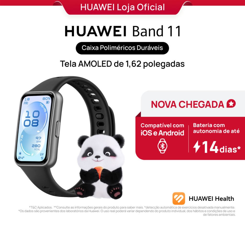 HUAWEI Band 11 | Smartwatch Relogio | Monitoramento Aprimorado do Sono | Bem-estar Emocional