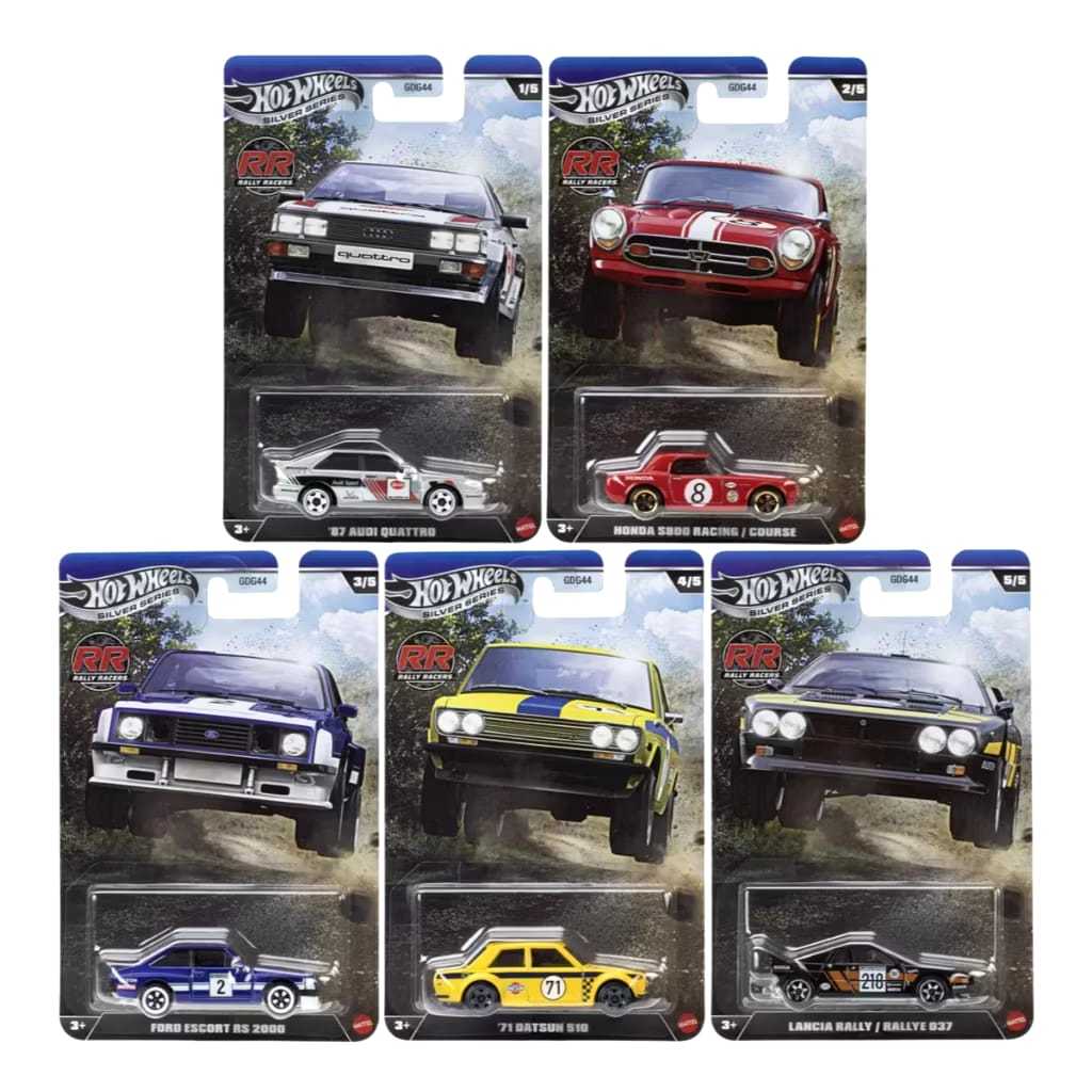HOT WHEELS SILVER SERIES – RALLY RACERS | Shopee Brasil