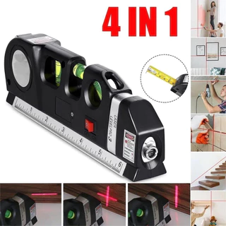 Nível Laser Profissional Trena C/ Tripé Horizontal Vertical Nivelador a laser