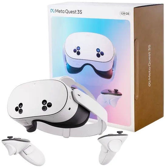 Meta Quest 3S 128GB Realidade Virtual - Novo Lacrado
