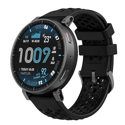 Smartwatch Amazfit Active Max Tela AMOLED 1,5" 25 Dias Bateria GPS 4GB 170+ Modos Esporte 5 ATM