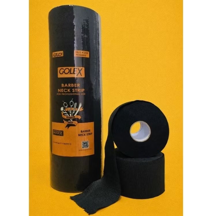 Gola higiênica Golex Preta | 1 Pacotes C/ 5 Rolos | 500 Unidades