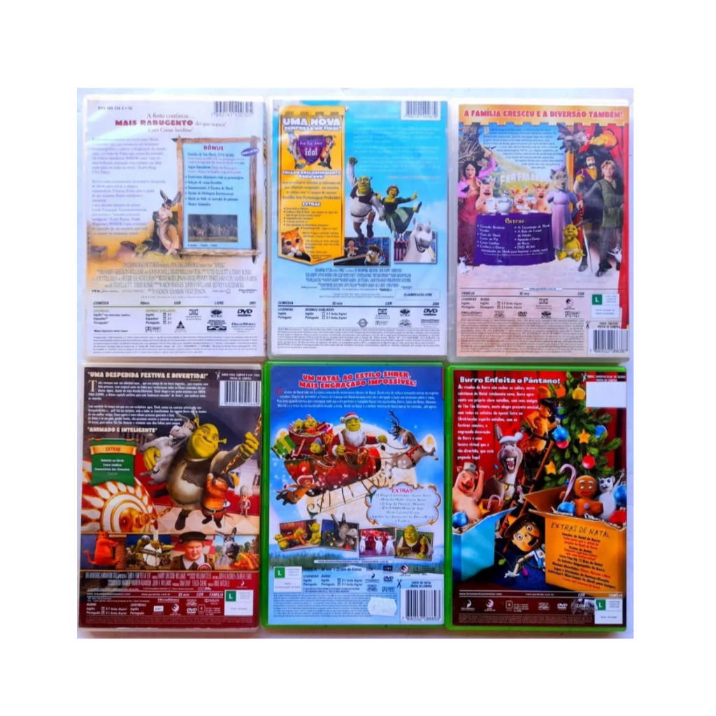 Dvd Colecao Shrek completo | Shopee Brasil