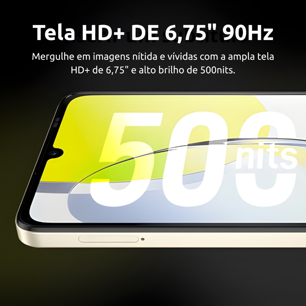 Celular Nubia ZTE A56 Pro 4GB RAM 128GB MEMORIA Potência Tela 90Hz