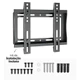 Suporte Tv Fixo Parede Universal Tv Monitor 14 A 55 Polegadas Smart Suporta Ate 25kg - Preto
