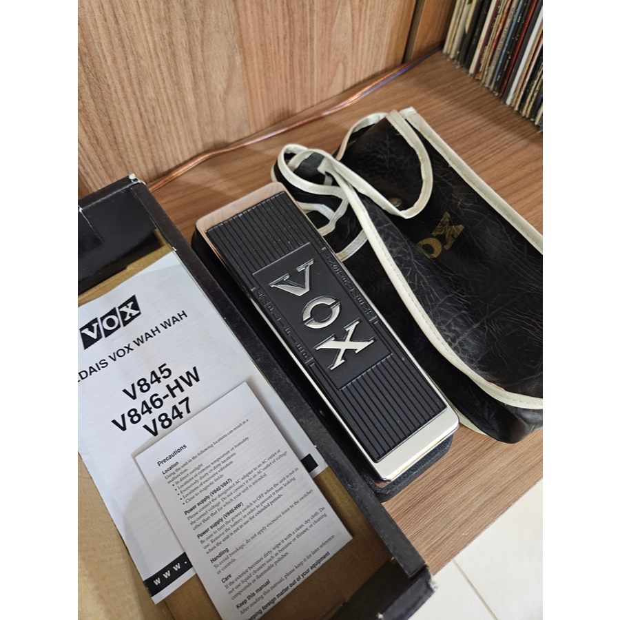 Pedal Vox Wah Wah V847 Efeito Guitarra com Caixa Original + Manual