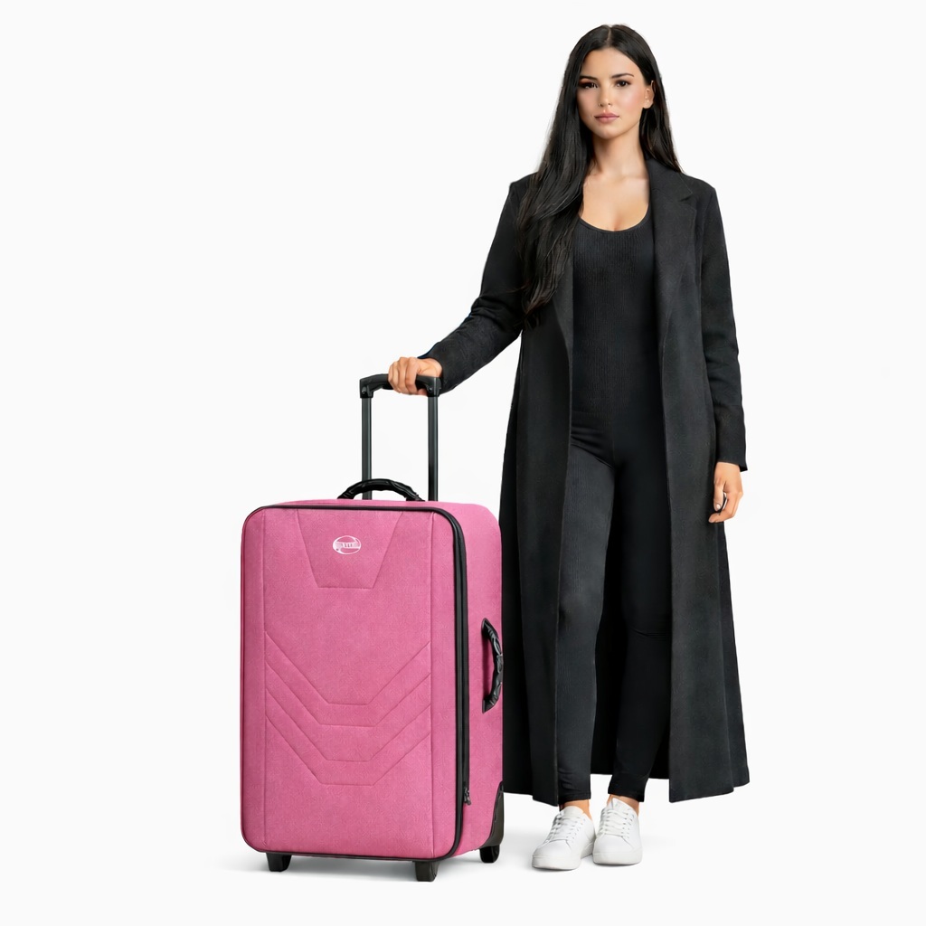 Mala de viagem 20kg a 23kg village MEDIANA resistente TMM