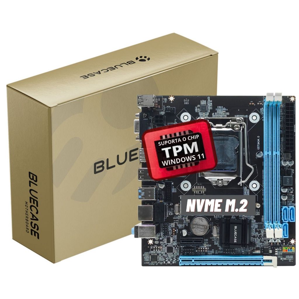 Placa Mãe 1150 H81 Intel I3 I5 I7 Com Suporte TPM Windows 11 Nvme