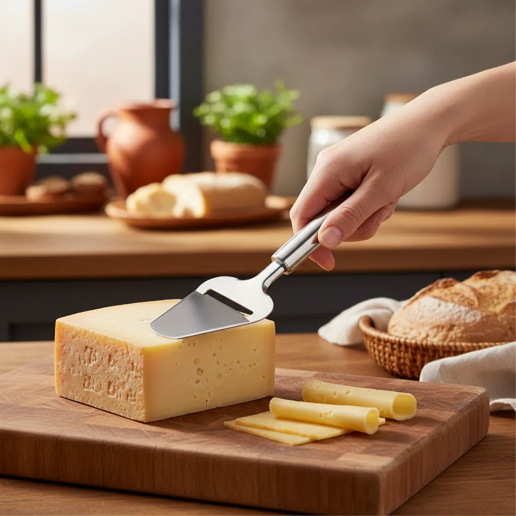 Cortador Fatiador De Queijo Inox Luxo Kehome