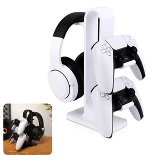 Suporte Gamer 2 Controles Headset Fone PS5 PS5 Pro Slim Xbox Series Organizador Vertical Universal