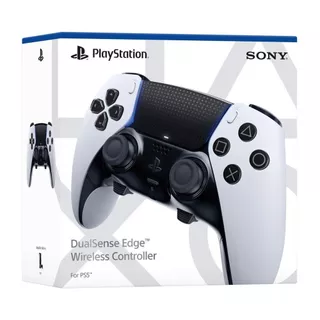 Controle Sem Fio Sony DualSense PlayStation 5 (EDGE) Branco/Preto