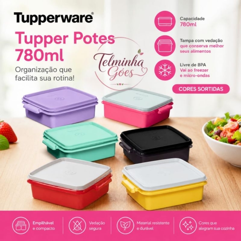 Tupperware Tupper Pote 780ml | Shopee Brasil