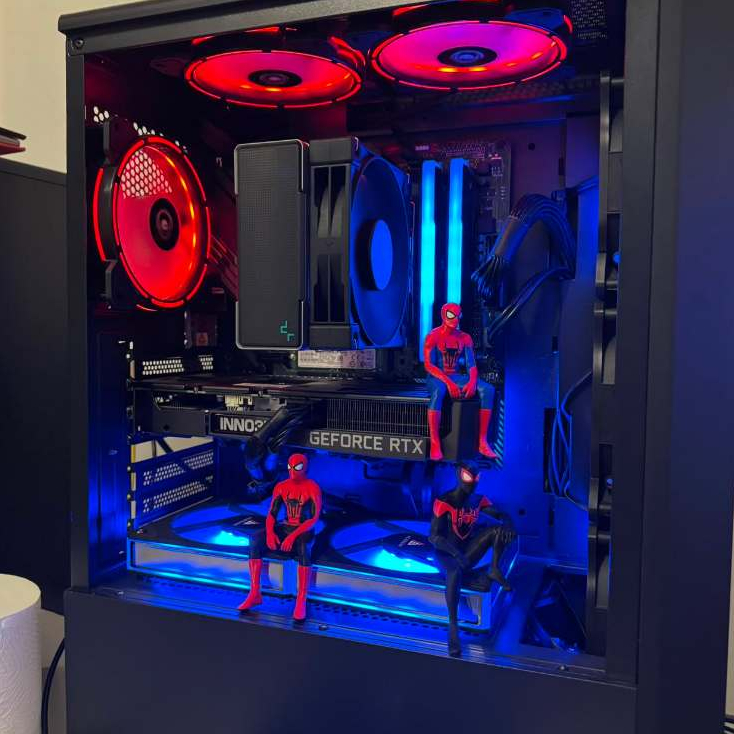 Homem Aranha - Miniaturas para Monitor - Decoração Criativa para Setup PC Gamer/Office - Spider Man Miles Morales — imagem 2