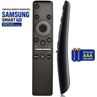 Controle Remoto Samsung Smart TV - Compatível com Vários Modelos Sansung