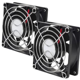 2X Micro Ventilador 80x80 12V Fan Cooler Ventoinha 80x80 12v