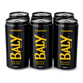 Energético Baly Tradicional 250ml Pack 6 Unidades