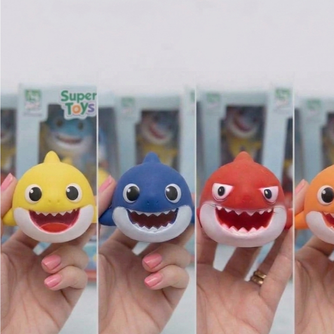 Brinquedo Tubarão (Baby Shark) Infantil Macio - chá de bebe. | Shopee ...