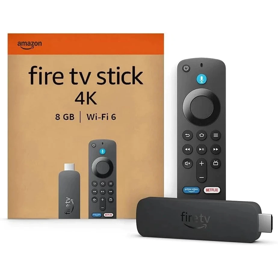 Amazon Fire TV Stick 4K 2ª Geração UHD Wi-Fi 6 Alexa Dolby Vision HDR10 8GB Controle de Voz