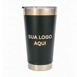 Copo Térmico Personalizado Gravação Laser Natal Presente Nome Time Logo Foto Empresa Amigo Secreto/Com Tampa e Abridor