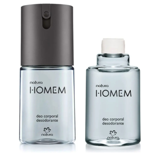 Kit 2 Refis Body Spray Masculino Natura Homem 100ml