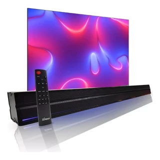 Soundbar Bluetooth com Iluminação LED e Conexões Versáteis - XTRAD Bivolt