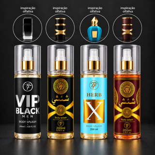 Body Splash Masculino Premium 200ml True Fragrance