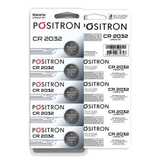 Kit 5 Unidades Bateria Moeda 3v De Lítio Cr2032 Pósitron em Oferta na Shopee