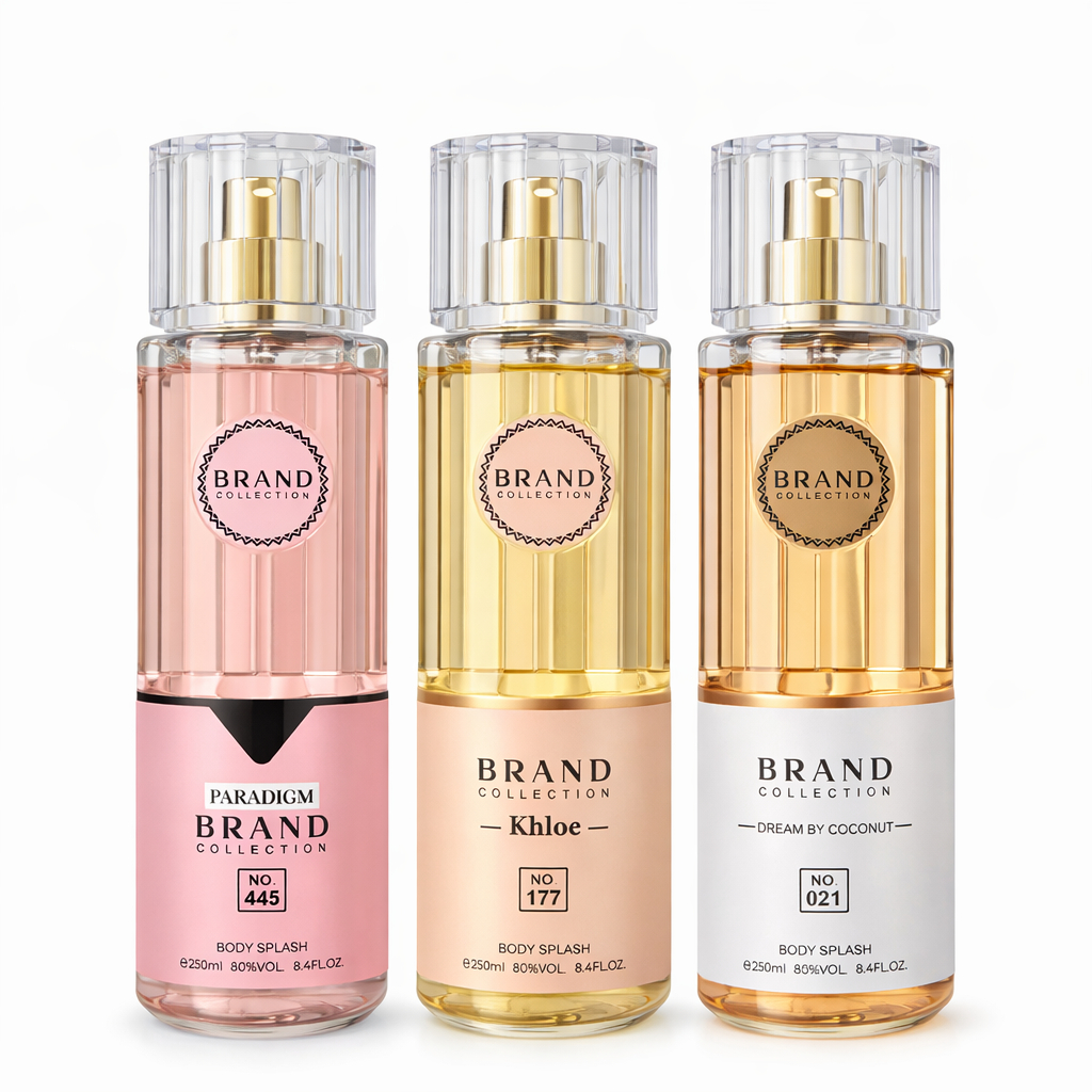 Body Splash Feminino Inspirado Fragrâncias Icônicas 250ml Alta Fixação ...