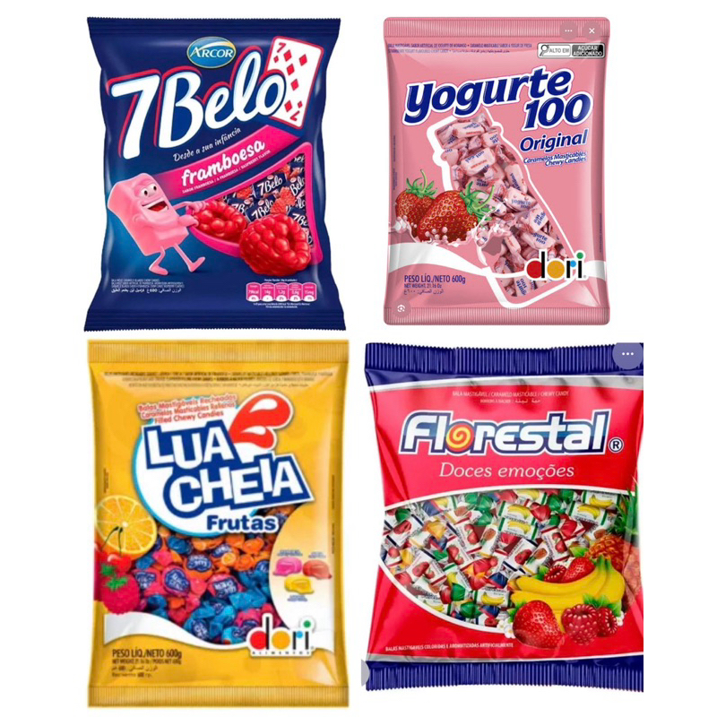 kit pacotes de balas | Shopee Brasil