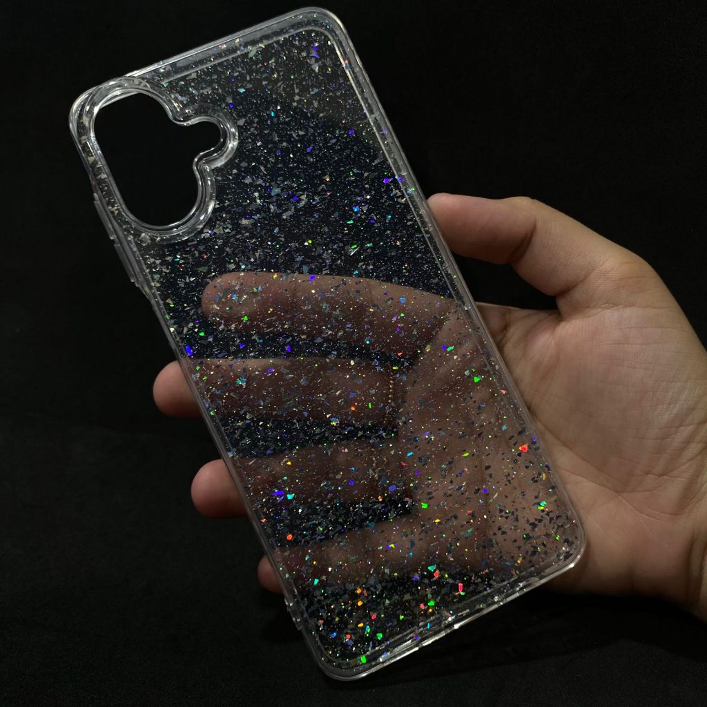 Capa Case Com Glitter Holográfico A06 A07 A15 A16 A17 A26 A36